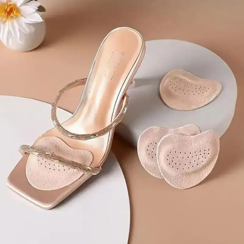 2 Pairs Women's Anti-Slip Forefoot Insoles for High Heels - Pain Relief Toe Cushion Inserts, Shock Absorbing Foot Care Pads showcase 8