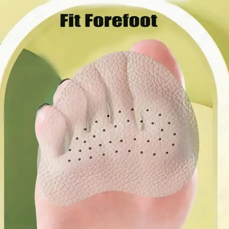 2 Pairs Women's Anti-Slip Forefoot Insoles for High Heels - Pain Relief Toe Cushion Inserts, Shock Absorbing Foot Care Pads showcase 9