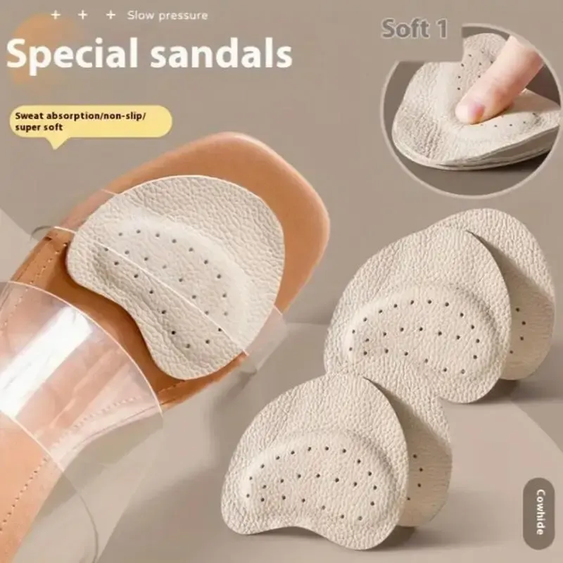 2 Pairs Women's Anti-Slip Forefoot Insoles for High Heels - Pain Relief Toe Cushion Inserts, Shock Absorbing Foot Care Pads showcase 12