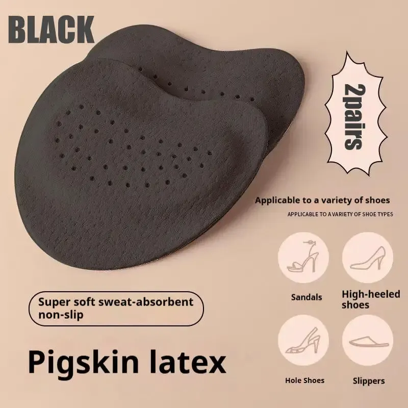 2 Pairs Women's Anti-Slip Forefoot Insoles for High Heels - Pain Relief Toe Cushion Inserts, Shock Absorbing Foot Care Pads showcase 14
