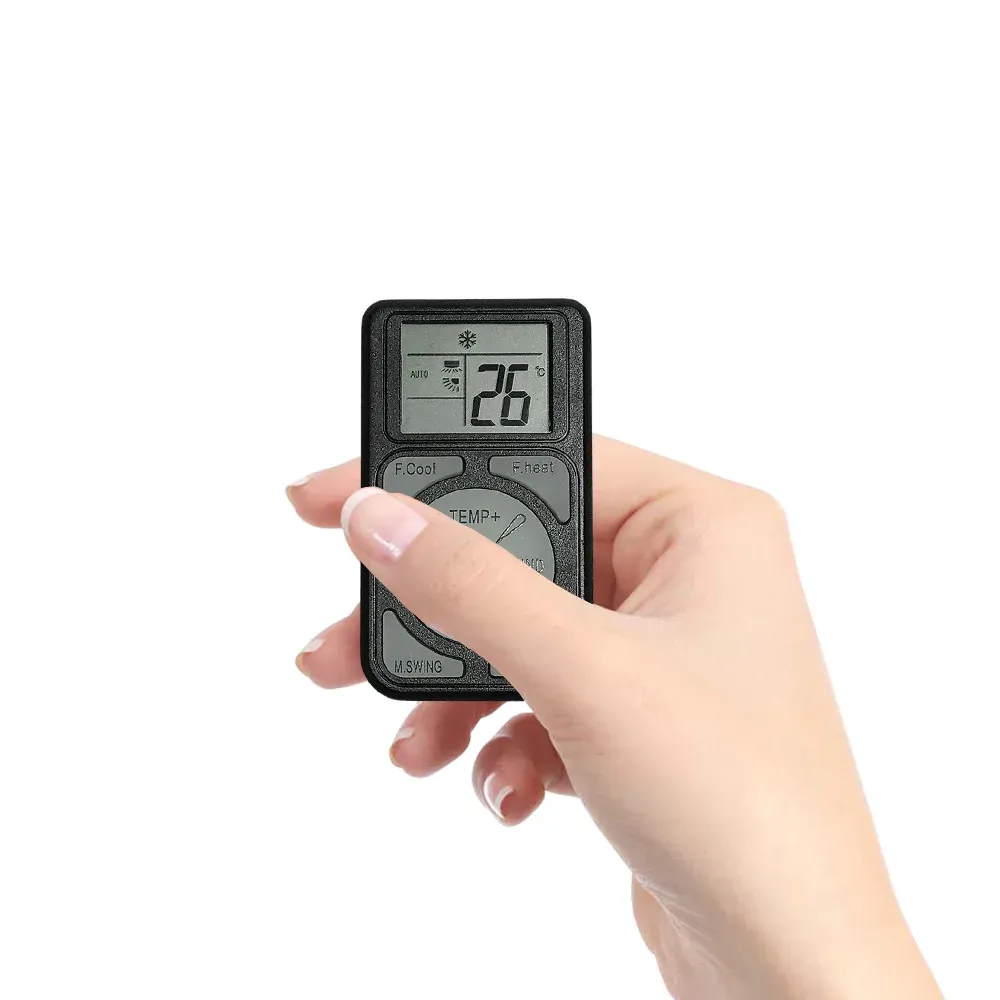 Universal Mini Portable Air Conditioner Remote Control Q58 - Compatible with Major Brands, 8-10m Range, Easy Setup, Durable Plastic thumbnail 1