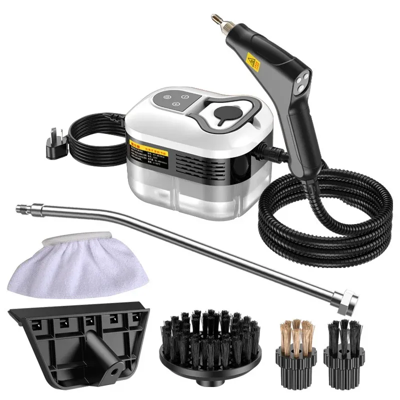 Portable Handheld Steam Cleaner 2500W 110V/220V with 1200ml Tank, 105°C High-Temp Steam, 6-Gear Adjustment for Kitchen, AC, Car Cleaning thumbnail 1