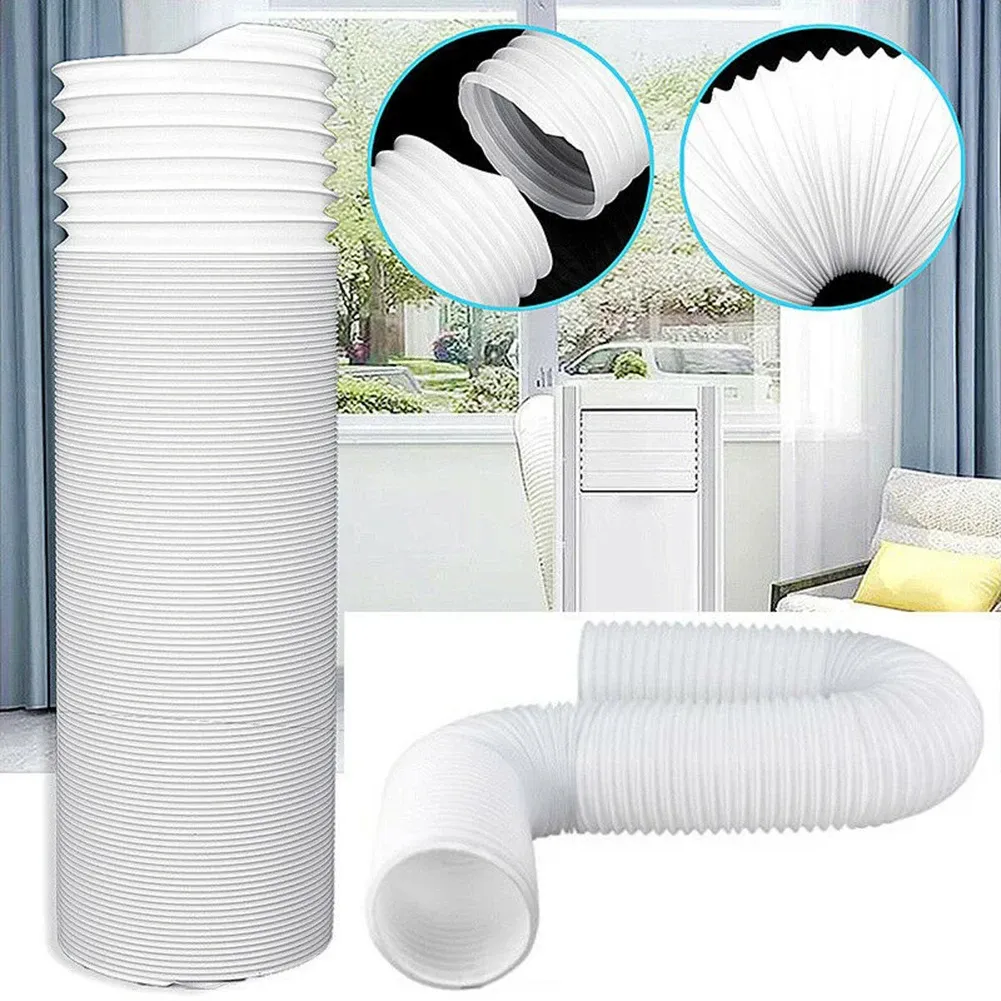 Portable Air Conditioner Exhaust Hose & Connector Kit - Flexible 1.5/2M Polypropylene Tube (13/15cm Diameter) for Mobile AC Units showcase 4