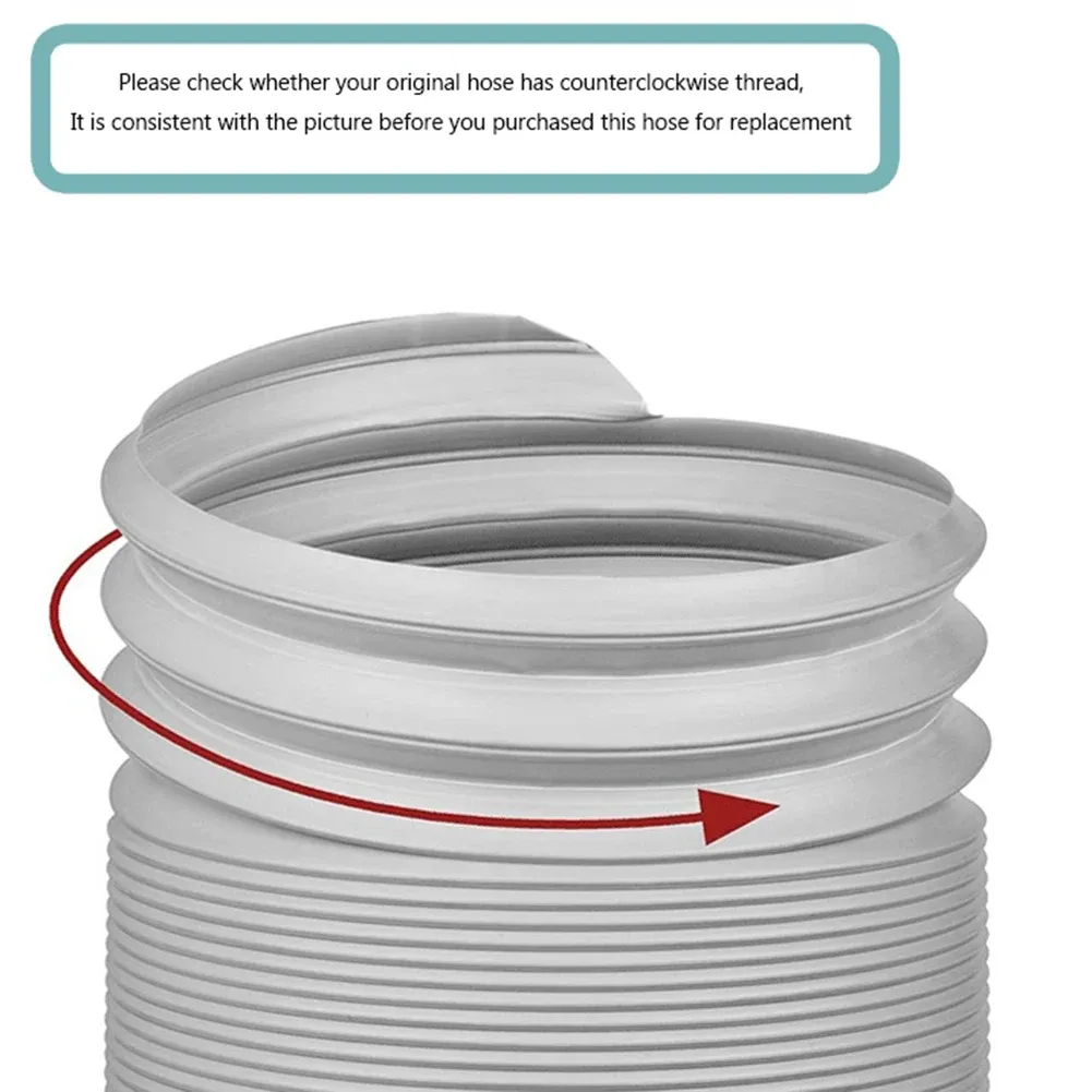 Portable Air Conditioner Exhaust Hose & Connector Kit - 1.5m/2m Flexible Polypropylene Tube (13cm/15cm Diameter) for Mobile AC Units showcase 15