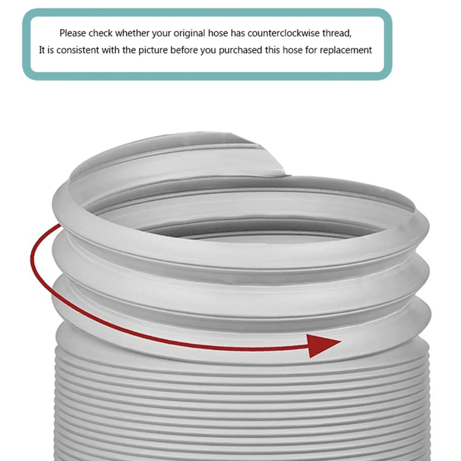 Universal Portable Air Conditioner Window Vent Kit - Adjustable Exhaust Hose, Window Seal Baffle, Duct Extension Pipe for Easy AC Installation thumbnail 5