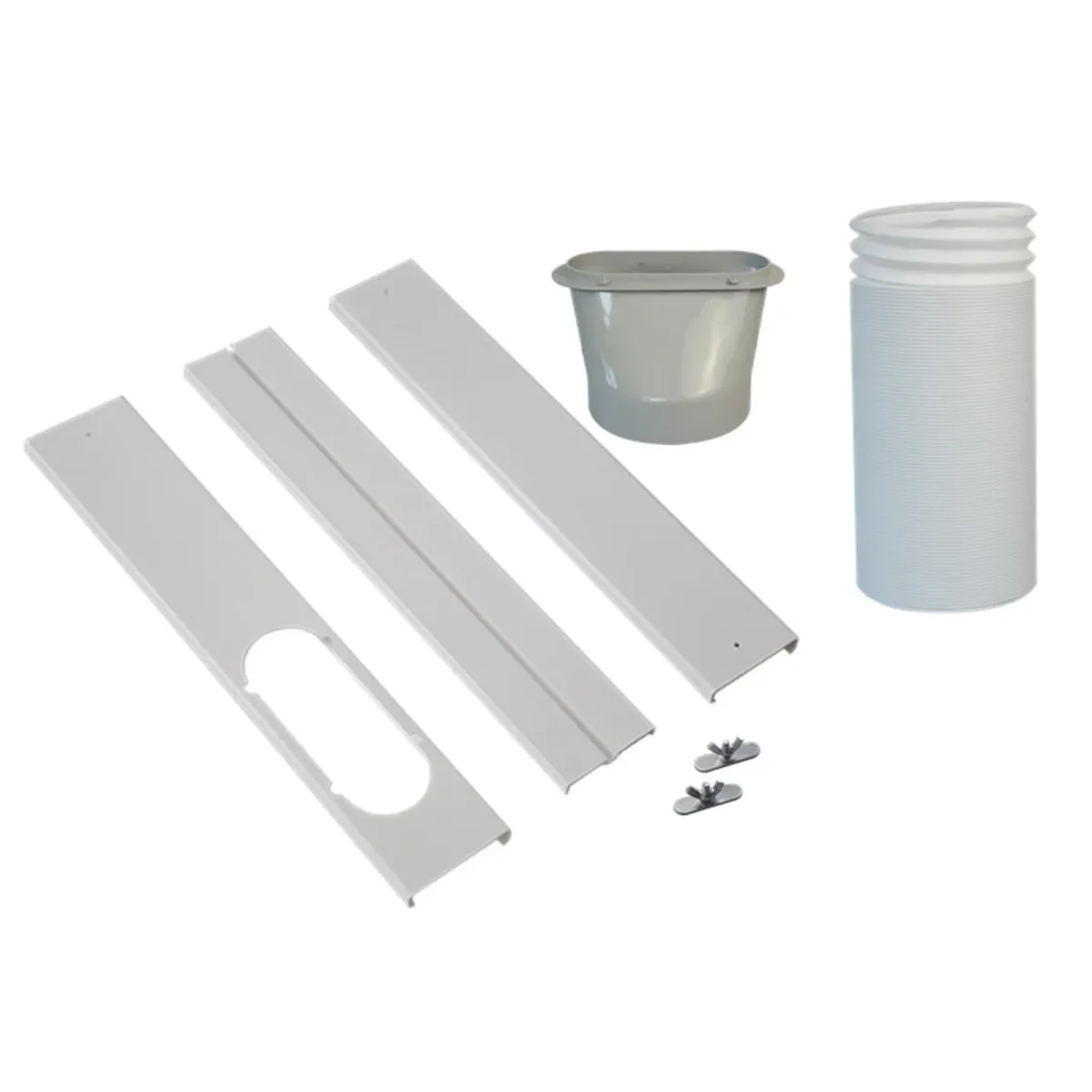 Universal Portable Air Conditioner Window Vent Kit - Adjustable Exhaust Hose, Window Seal Baffle, Duct Extension Pipe for Easy AC Installation showcase 24