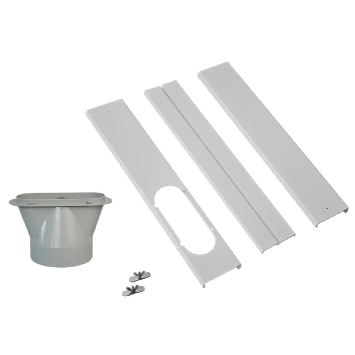 Universal Portable Air Conditioner Window Vent Kit - Adjustable Exhaust Hose, Window Seal Baffle, Duct Extension Pipe for Easy AC Installation showcase 19