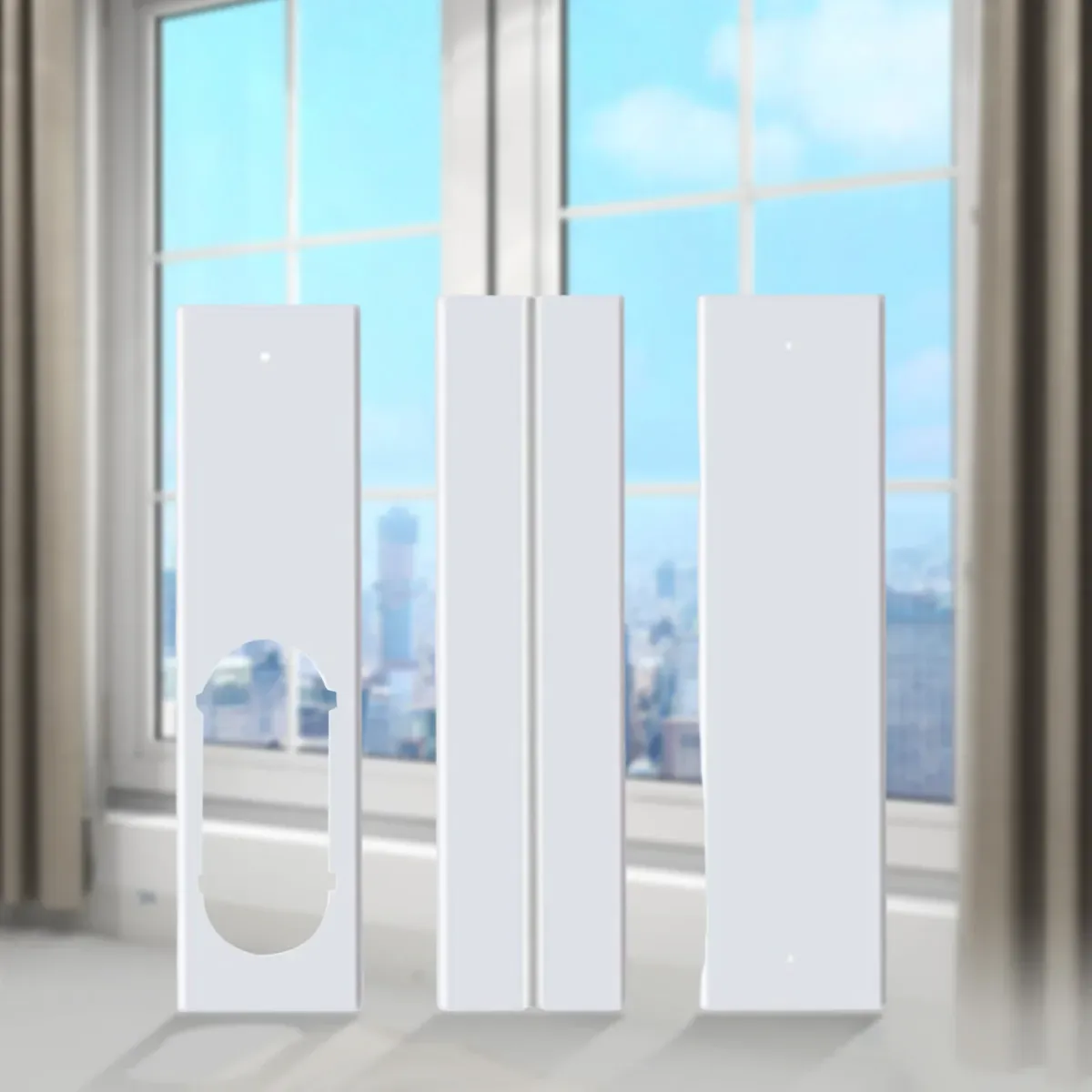 Universal Portable Air Conditioner Window Vent Kit - Adjustable Exhaust Hose, Window Seal Baffle, Duct Extension Pipe for Easy AC Installation showcase 10