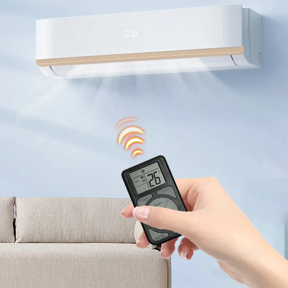 MRSVI Q58 Universal Air Conditioner Remote Control - Mini Portable Design, 8-10m Range, Compatible with Major Brands, Easy Setup for Home Use showcase 4