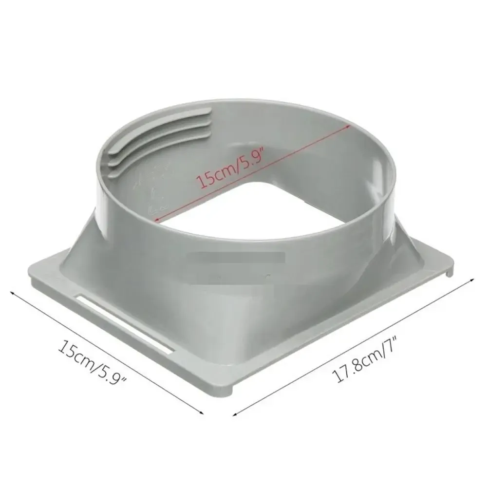 Portable Air Conditioner Window Vent Kit - Adjustable Slide Seal Plate & Exhaust Hose Adapter for 15cm/13cm Outlets, Easy Install thumbnail 6