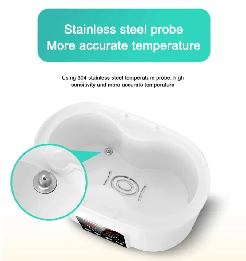 TINSOL Multi-function Baby Bottle Warmer & Sterilizer - Fast Heating, Accurate Temp Control, Thawing, Steam Sterilization for Breast Milk & Formula - Safe for Newborns showcase 5