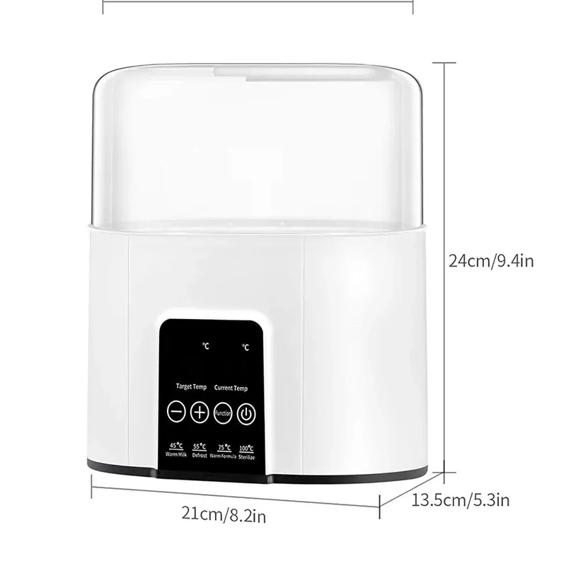 Multi-function Baby Bottle Warmer & Sterilizer: Fast Heating, Accurate Temp Control, Steam Disinfection, Thaw Function - Ideal for Breast Milk & Formula thumbnail 5