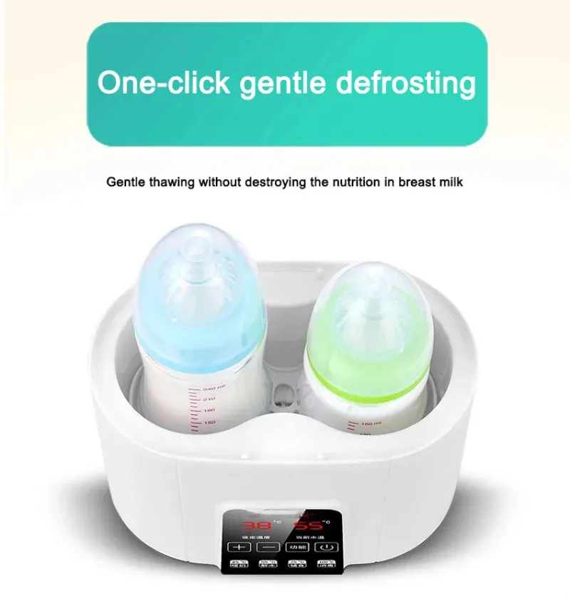 Multi-function Baby Bottle Warmer & Sterilizer: Fast Heating, Accurate Temp Control, Steam Disinfection, Thaw Function - Ideal for Breast Milk & Formula thumbnail 3