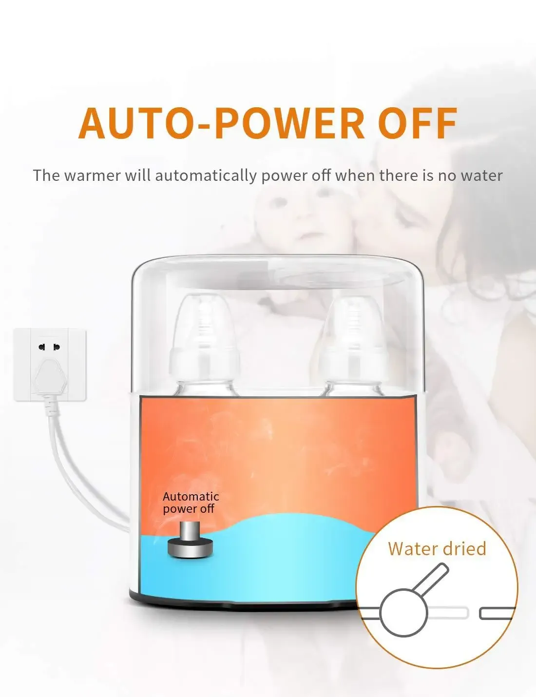 Multi-function Baby Bottle Warmer & Sterilizer: Fast Heating, Accurate Temp Control, Steam Disinfection, Thaw Function - Ideal for Breast Milk & Formula showcase 9