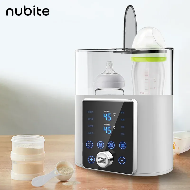 8-in-1 Baby Bottle Warmer & Sterilizer: Fast Heating, Defrost, Keep Warm, Timer, Dual Bottle Capacity for Formula & Breast Milk thumbnail 1