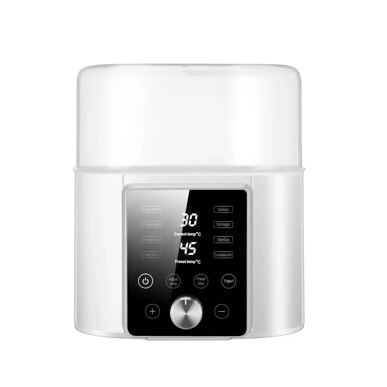 8-in-1 Baby Bottle Warmer & Sterilizer: Fast Heating, Defrost, Keep Warm, Timer, Dual Bottle Capacity for Formula & Breast Milk thumbnail 6