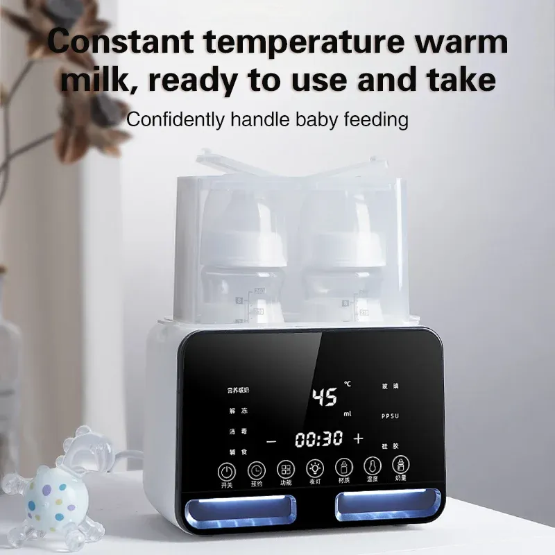 TINSOL Smart Baby Bottle Warmer & Sterilizer - Quick Heating Thermos for Breastmilk, Multi-functional Infant Feeding Device thumbnail 5