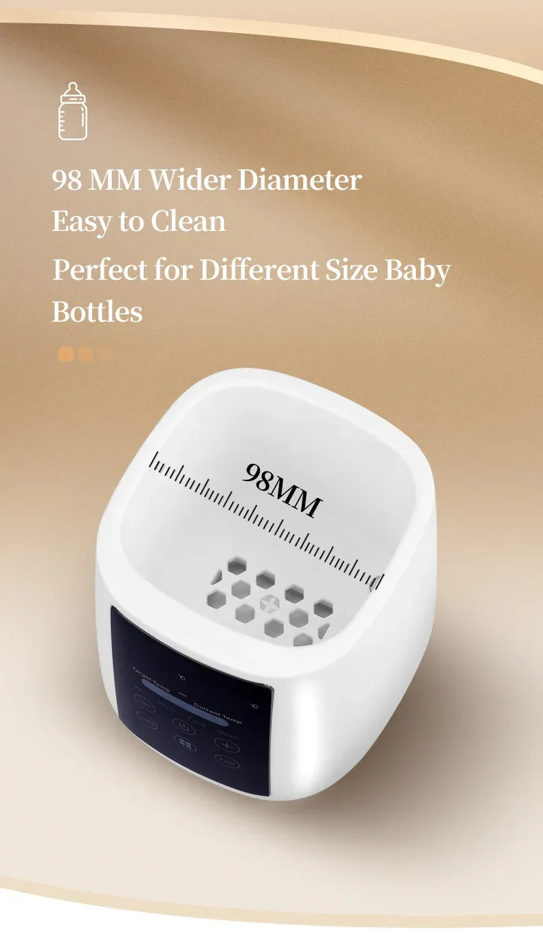 6-in-1 Baby Bottle Warmer and Sterilizer Multifunction Breast Milk Heater with Accurate Temperature Control and Anti-Dry Protection for New Parents showcase 7