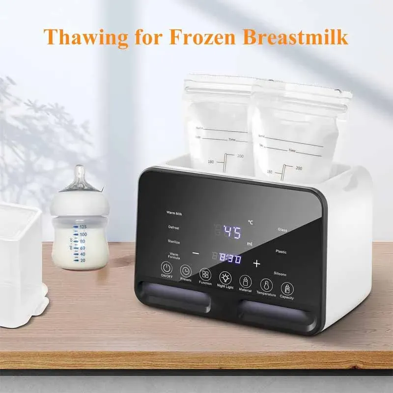 Multifunction Baby Bottle Warmer Sterilizer with Timer, Fast Milk Heater, Accurate Temperature Control, 48-Hour Constant Warm Water, Night Light, Newborn Essentials showcase 12