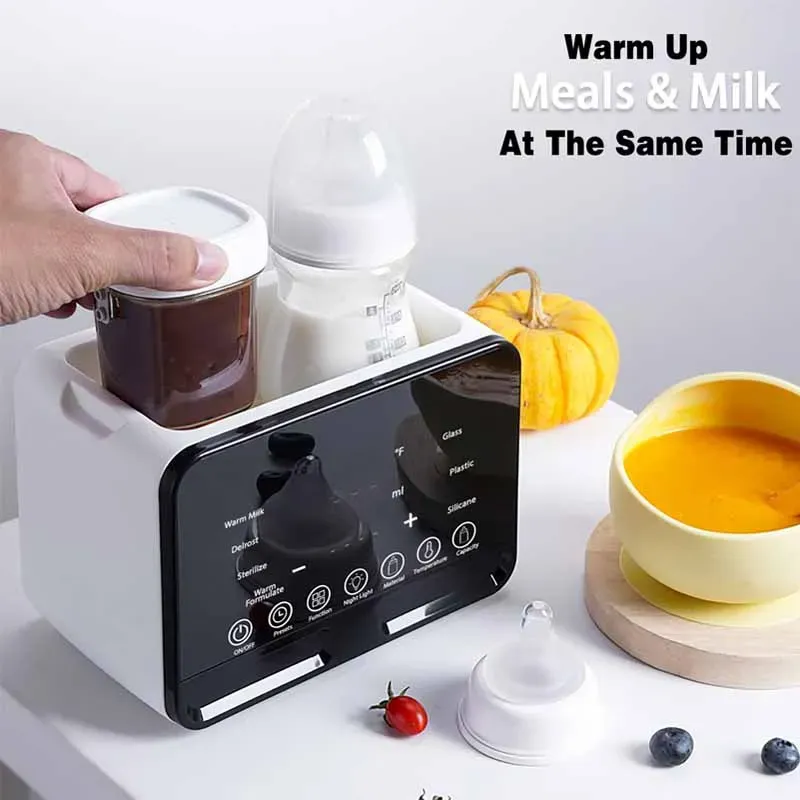 Multifunction Baby Bottle Warmer Sterilizer with Timer, Fast Milk Heater, Accurate Temperature Control, 48-Hour Constant Warm Water, Night Light, Newborn Essentials showcase 14