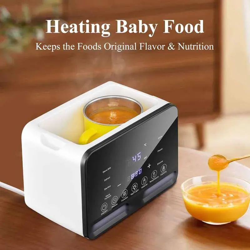 Multifunction Baby Bottle Warmer Sterilizer with Timer, Fast Milk Heater, Accurate Temperature Control, 48-Hour Constant Warm Water, Night Light, Newborn Essentials showcase 13