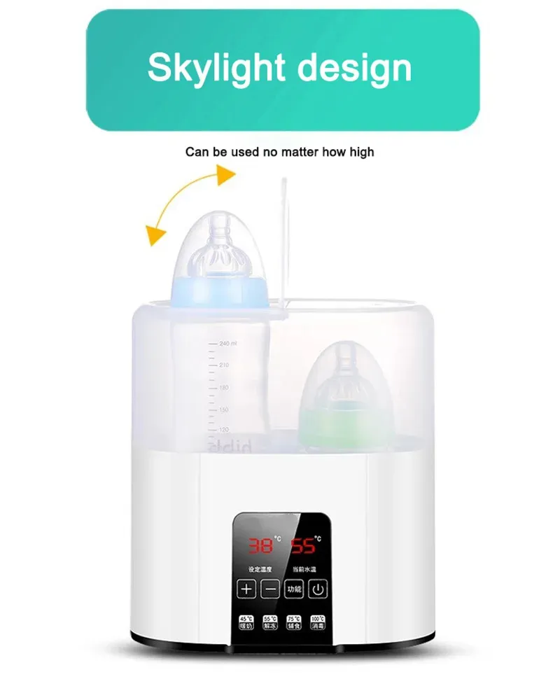 TINSOL Multi-function Baby Bottle Warmer & Sterilizer | Fast Heating & Thawing | Accurate Temp Control | Steam Sterilization | Anti-Dry Protection | Safe for Breast Milk thumbnail 4