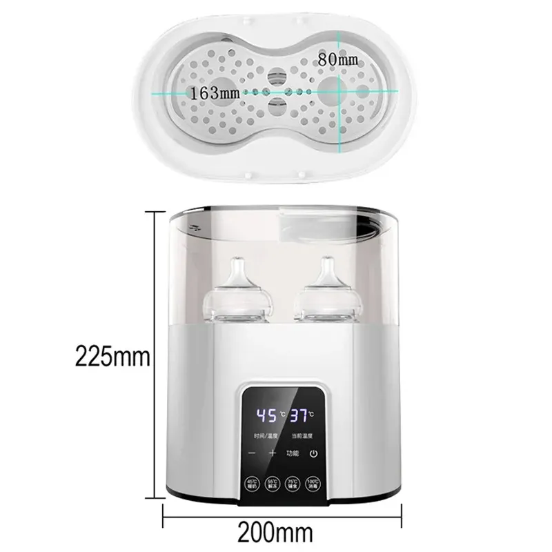 TINSOL Multi-function Baby Bottle Warmer & Sterilizer | Fast Heating & Thawing | Accurate Temp Control | Steam Sterilization | Anti-Dry Protection | Safe for Breast Milk thumbnail 5