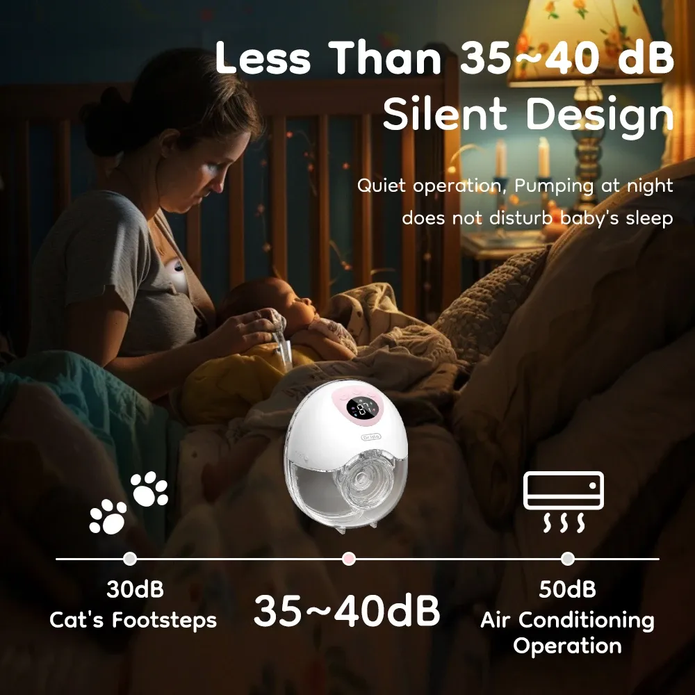 MAMIJOY Wearable Electric Breast Pump - 4 Modes, 36 Suction Levels, Silent & Leak-Proof Hands-Free Design for Breastfeeding Mothers thumbnail 4