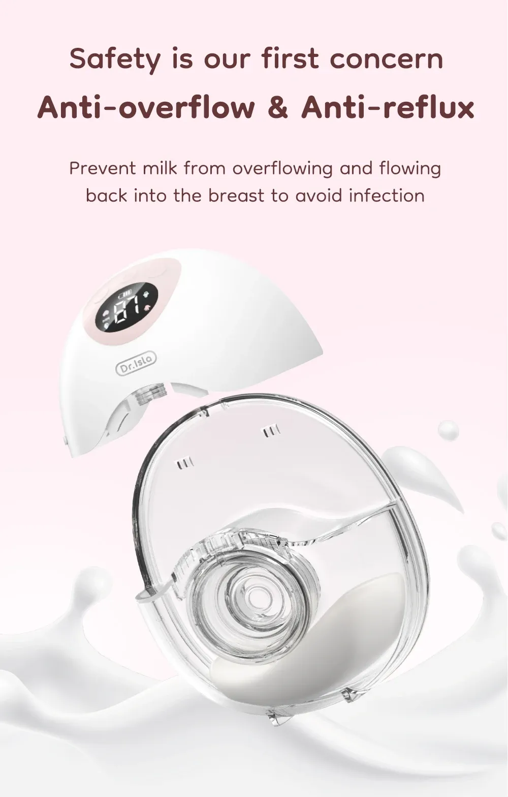 MAMIJOY Wearable Electric Breast Pump - 4 Modes, 36 Suction Levels, Silent & Leak-Proof Hands-Free Design for Breastfeeding Mothers showcase 13