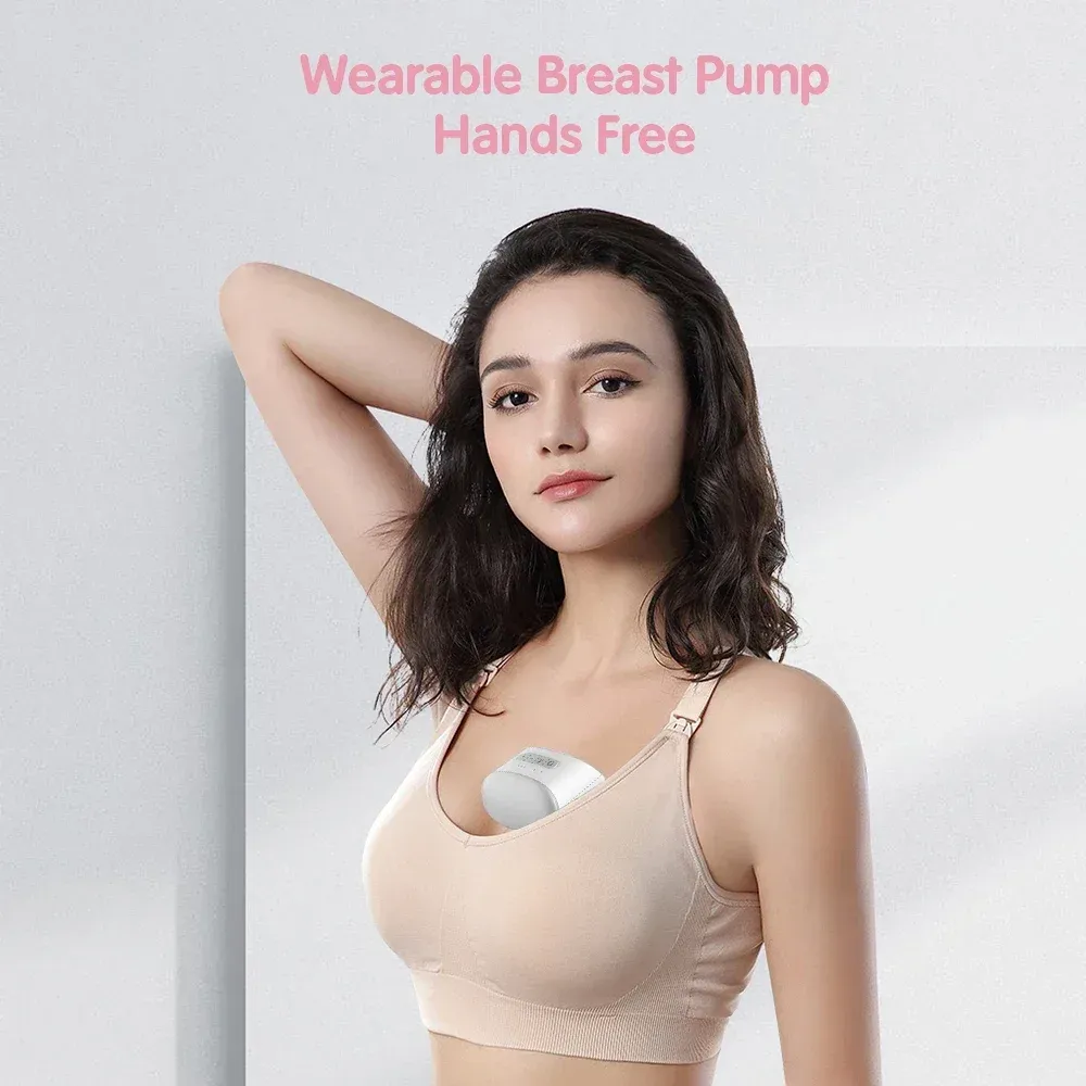 Homesen Wearable Breast Pump - Hands-Free Electric Single Portable Cup, 240ml/8oz BPA-Free, 3 Modes, 10 Suction Levels, Ultra-Quiet, Rechargeable for Moms on the Go showcase 8