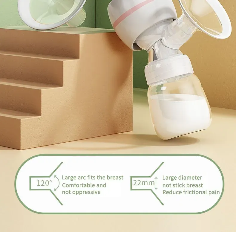 Dr.isla Automatic Electric Breast Pump - USB Rechargeable, Portable, Silent & Powerful Suction, BPA-Free with HD Screen for New Mothers showcase 9