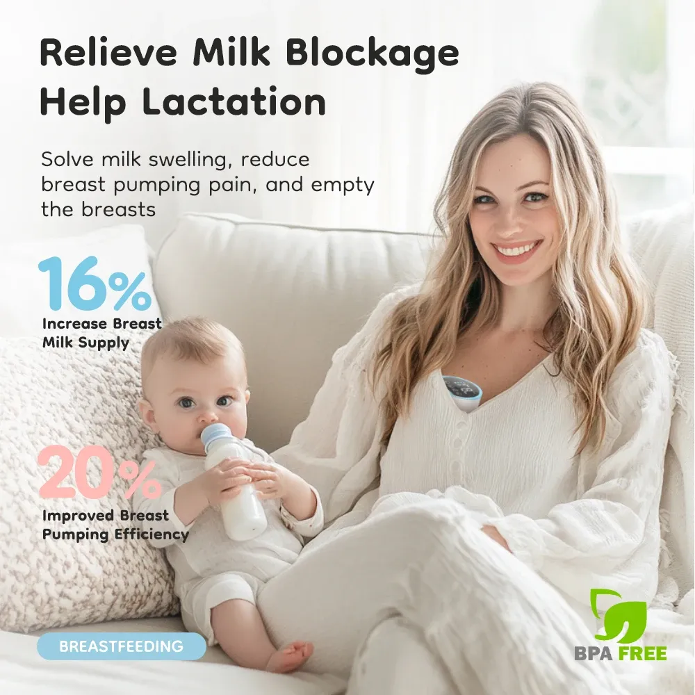 MAMIJOY Wearable Electric Breast Pump - Portable, Hands-Free, Silent Comfort with 19/24mm Flange, 4 Modes, 12 Speeds, BPA-Free Silicone for Efficient Breast Milk Extraction thumbnail 4