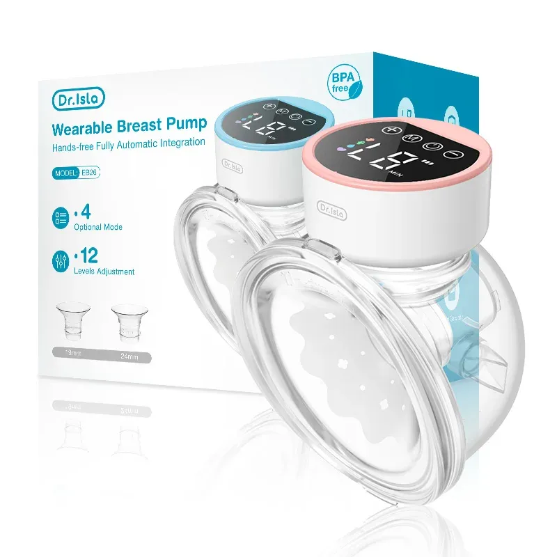 MAMIJOY Wearable Electric Breast Pump - Portable, Hands-Free, Silent Comfort with 19/24mm Flange, 4 Modes, 12 Speeds, BPA-Free Silicone for Efficient Breast Milk Extraction thumbnail 1