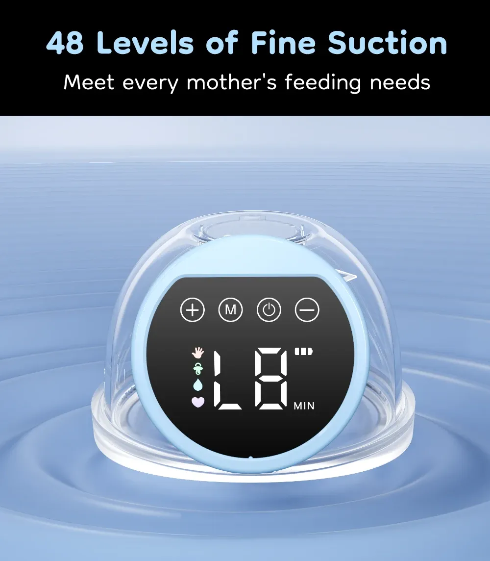 MAMIJOY Wearable Electric Breast Pump - Portable, Hands-Free, Silent Comfort with 19/24mm Flange, 4 Modes, 12 Speeds, BPA-Free Silicone for Efficient Breast Milk Extraction showcase 7