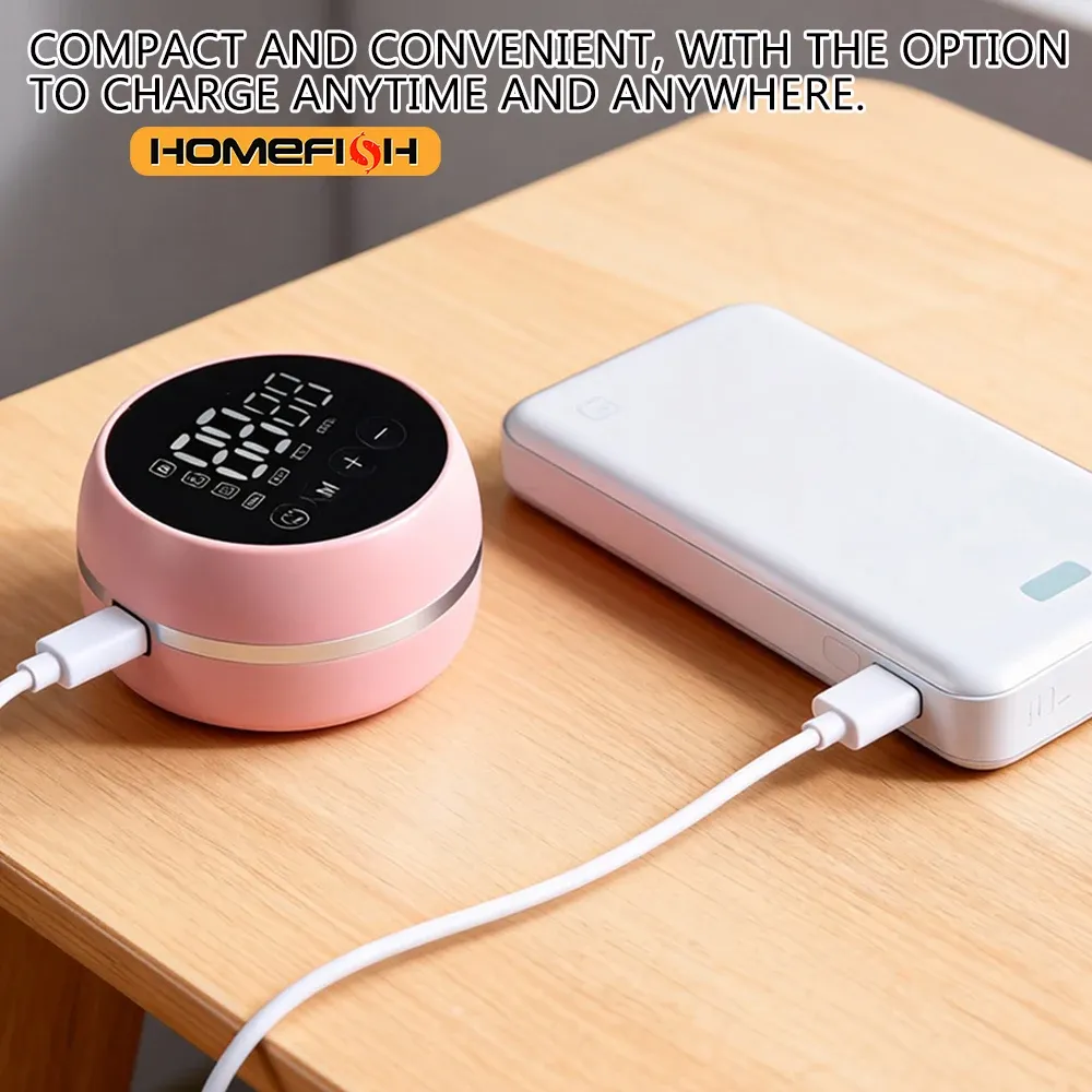 Wearable Electric Breast Pump - Hands-Free, Painless Double-Sided Automatic Breast Collector for Efficient Breastfeeding thumbnail 4
