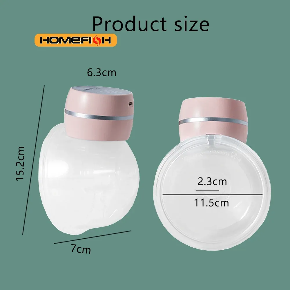Wearable Electric Breast Pump - Hands-Free, Painless Double-Sided Automatic Breast Collector for Efficient Breastfeeding thumbnail 5