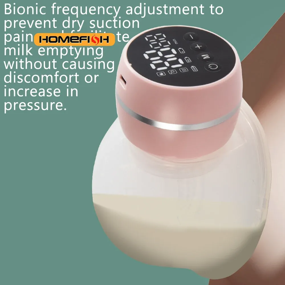 Wearable Electric Breast Pump - Hands-Free, Painless Double-Sided Automatic Breast Collector for Efficient Breastfeeding thumbnail 6