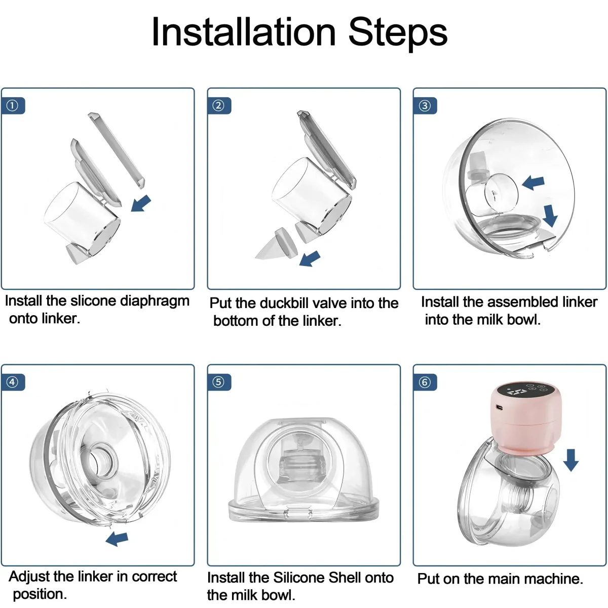 Wearable Electric Breast Pump - Portable, Hands-Free, Silent Comfort Breast Milk Extractor Collector for New Mothers showcase 3