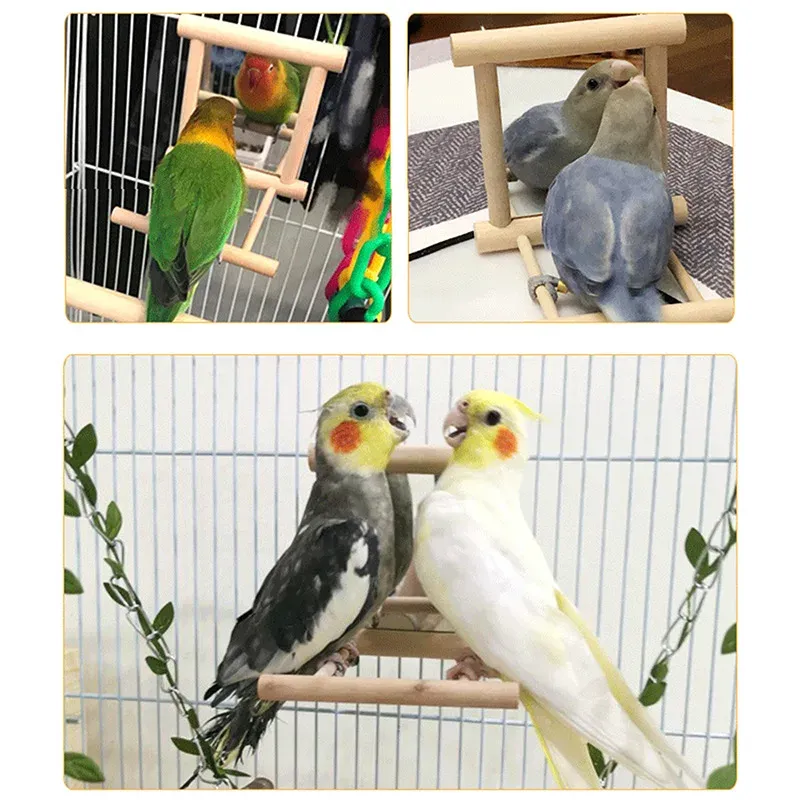 Large Natural Wooden Parrot Toy - Durable Bird Chewing Blocks for Cage Enrichment & Mental Stimulation showcase 10
