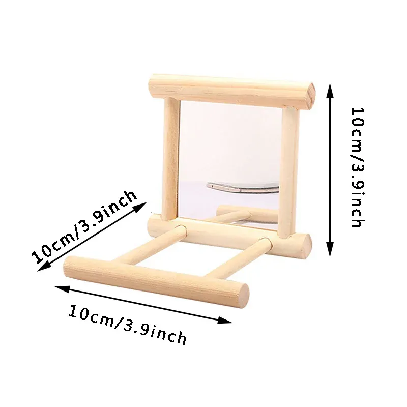 Large Natural Wooden Parrot Toy - Durable Bird Chewing Blocks for Cage Enrichment & Mental Stimulation thumbnail 6