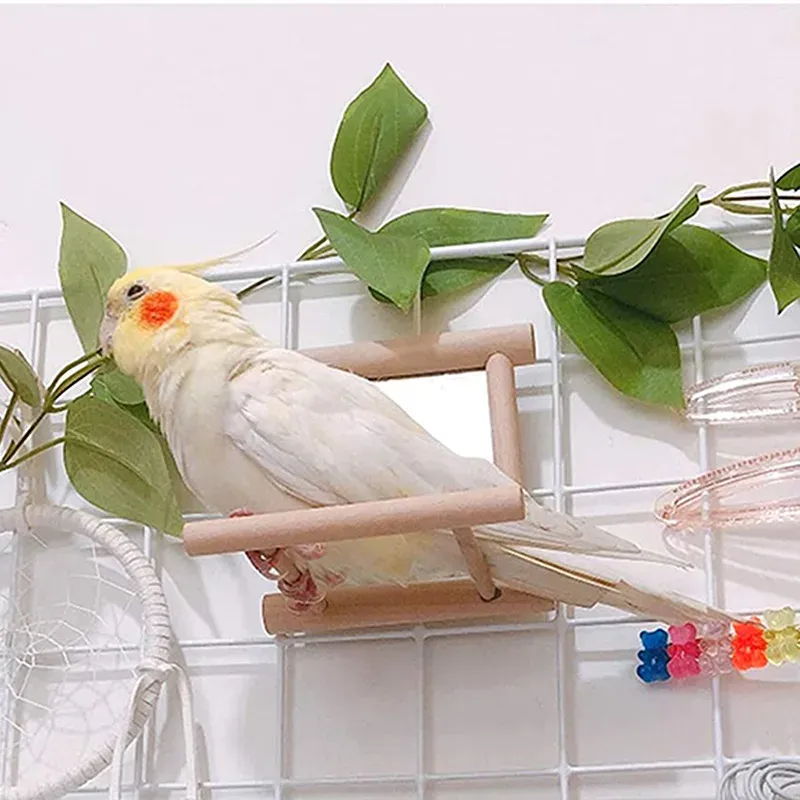 Large Natural Wooden Parrot Toy - Durable Bird Chewing Blocks for Cage Enrichment & Mental Stimulation showcase 11