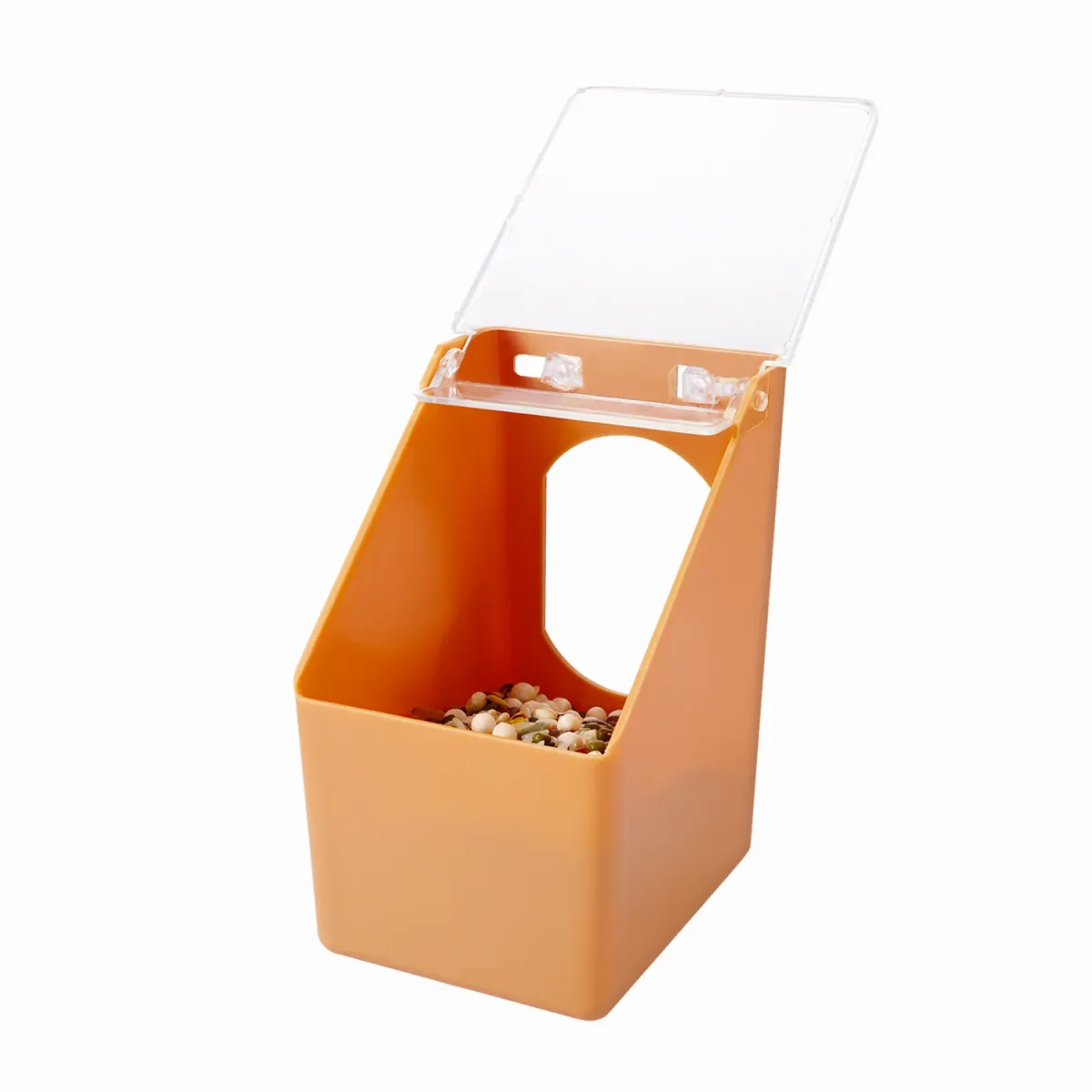 Pigeon Automatic Feeder Cage Box Large Capacity Food Trough for Birds Supplies, 1/2/4 Hole Design, Durable Plastic, Easy Install & Clean, Pet Bird Feeding Station showcase 5