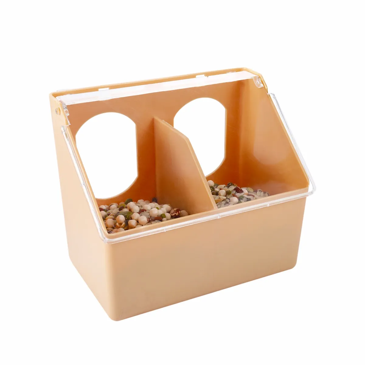 Pigeon Automatic Feeder Cage Box Large Capacity Food Trough for Birds Supplies, 1/2/4 Hole Design, Durable Plastic, Easy Install & Clean, Pet Bird Feeding Station showcase 8