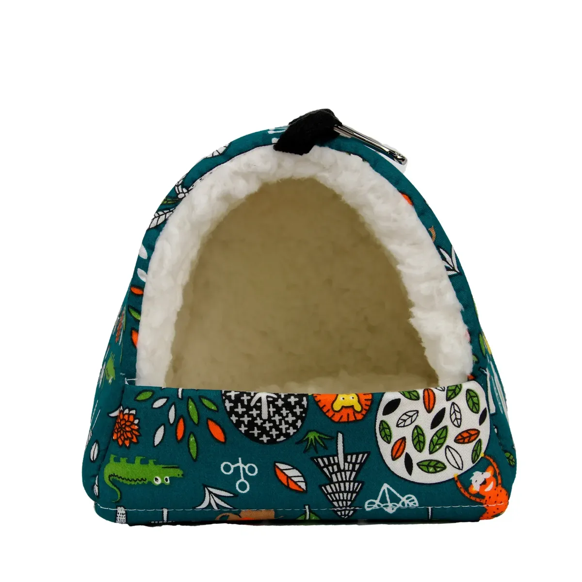 Cute Print Bird Bed Small Animal Nest for Hamster, Guinea Pig, Rabbit, Squirrel - Soft Cotton Hanging Cage Mat for Sleeping showcase 7