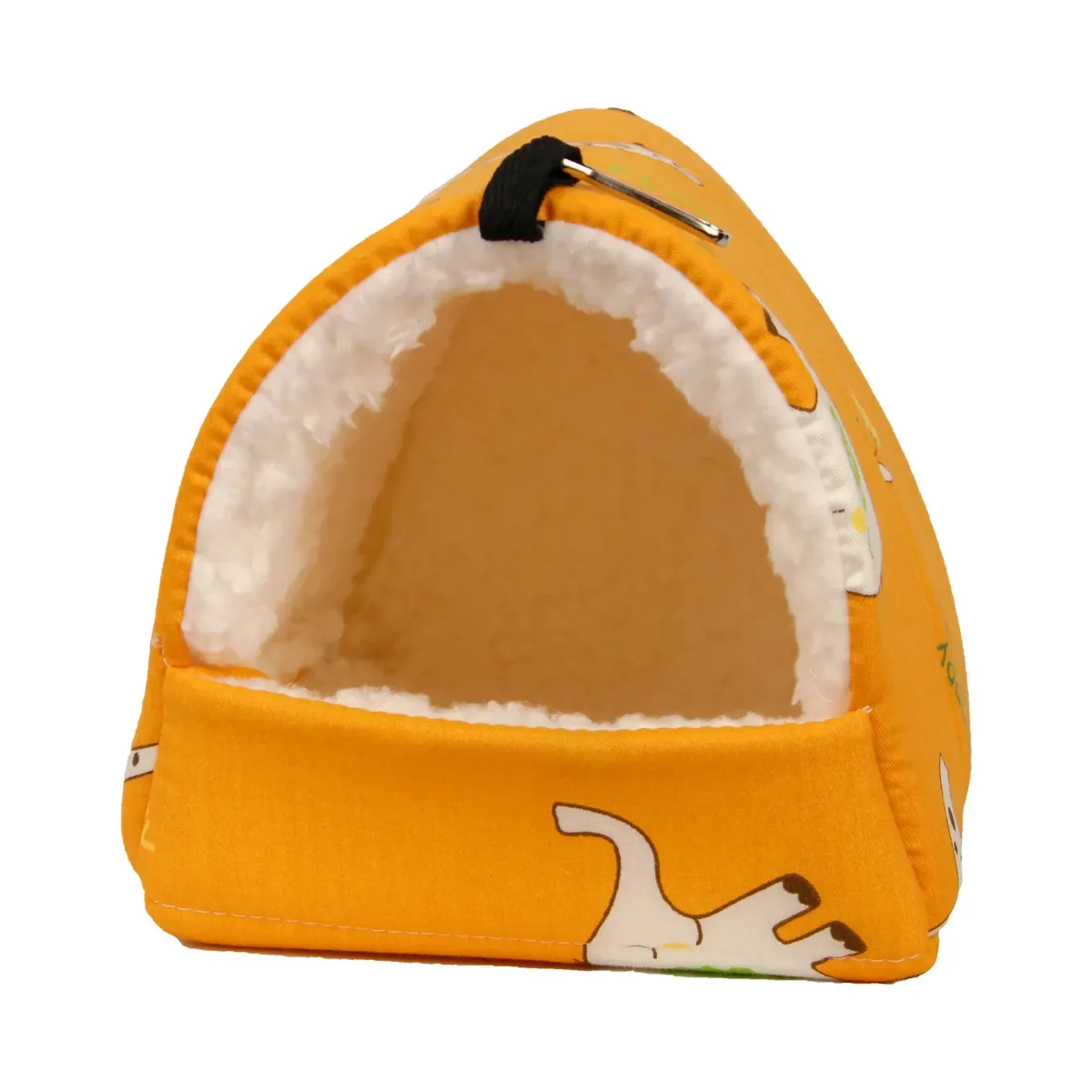 Cute Print Bird Bed Small Animal Nest for Hamster, Guinea Pig, Rabbit, Squirrel - Soft Cotton Hanging Cage Mat for Sleeping showcase 12