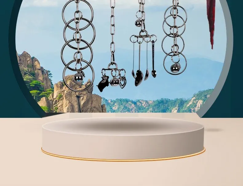 Parrot Stainless Steel Toy Gnawing Climbing Rack for Large Medium Birds, Diamond Gray Puzzle Cage Display Hanging Accessory showcase 2
