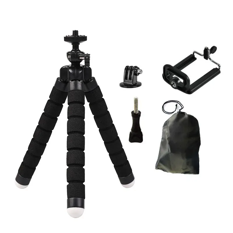 Flexible Mini Octopus Tripod for GoPro Hero 13-3, Action Cameras, Smartphones - 360° Ball Head, Non-Slip Grip, Versatile Mount showcase 14