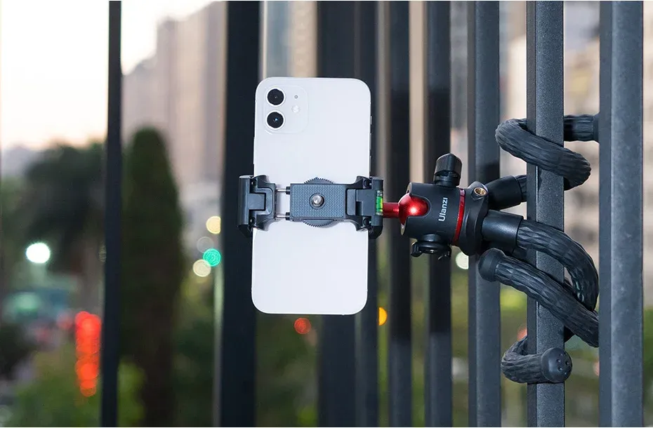 VIJIM MT-33 Flexible Octopus Tripod for Phone & Camera, 2-in-1 Design with Phone Holder, Side Cold Shoe Mount, 1/4" Screw, Ideal for Vlogging & Outdoor Photography showcase 16