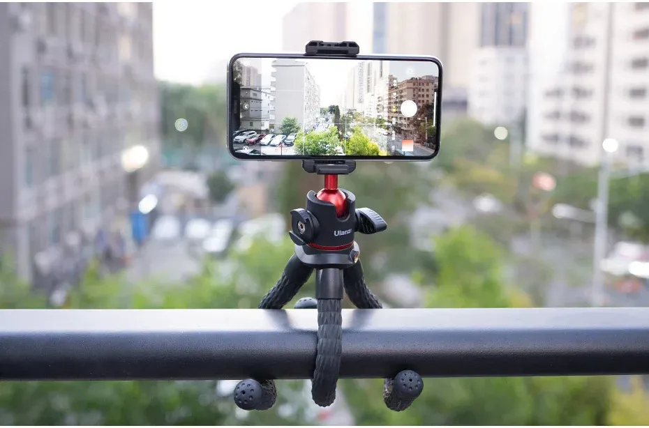 VIJIM MT-33 Flexible Octopus Tripod for Phone & Camera, 2-in-1 Design with Phone Holder, Side Cold Shoe Mount, 1/4" Screw, Ideal for Vlogging & Outdoor Photography showcase 15