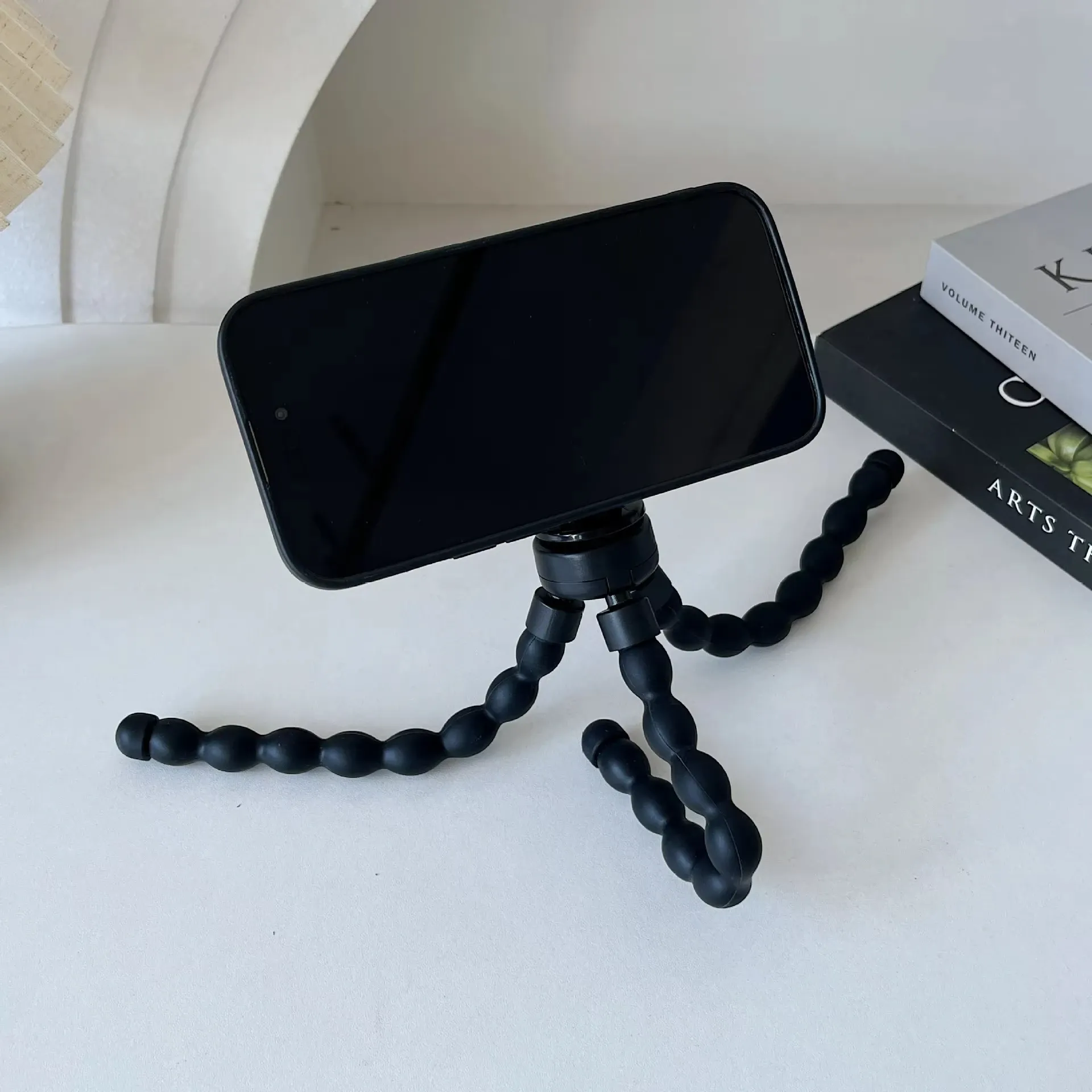 Magsafe Magnetic Tripod for Smartphones - Flexible Octopus Mini Stand with Universal Phone Holder Mount for Stable Adsorption thumbnail 4
